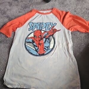Marvel Red and White Graphic Tee